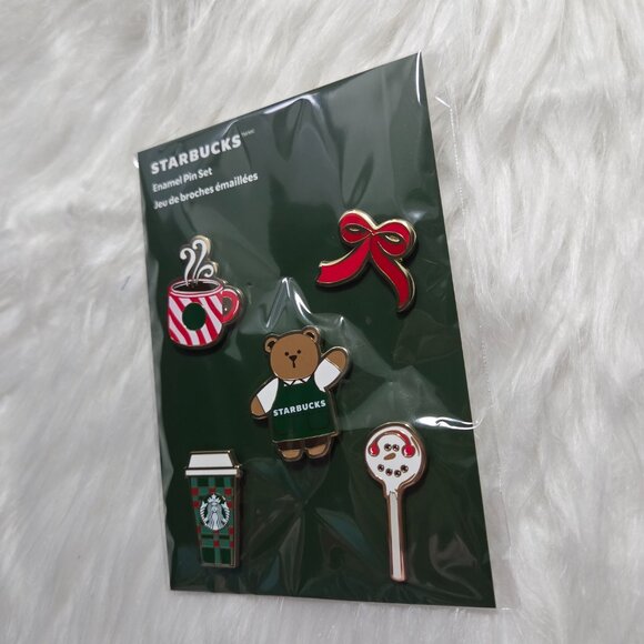 Starbucks 2025 Holiday Enamel Pin Set - Picture 3 of 4